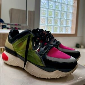 Fendi chunky sneakers, multicolor, good condition size 8 USA/7 UK